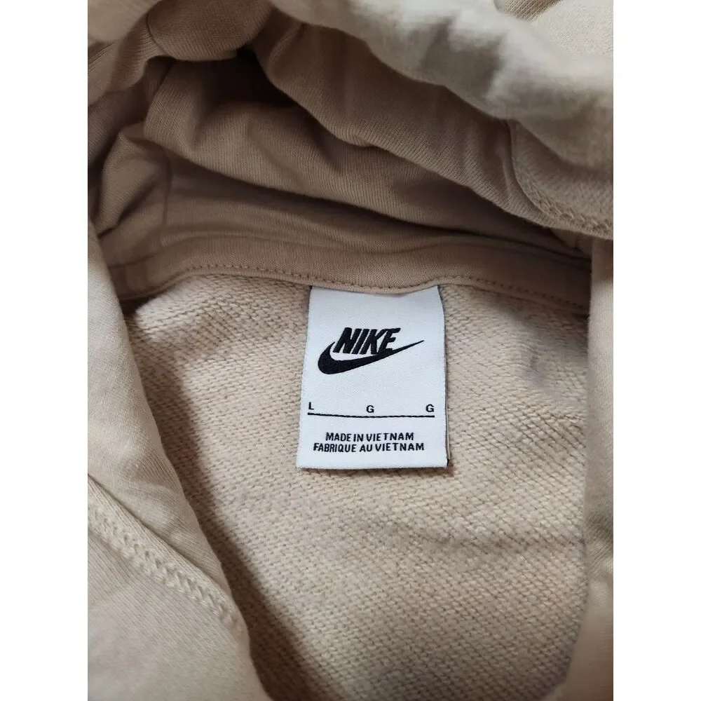 Nike Women’s Large Hoodie Beige Championship Athletics 1972
